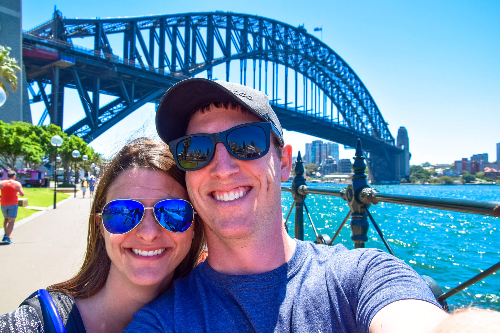 Paula and Scott - Sydney Harbor Bridge
