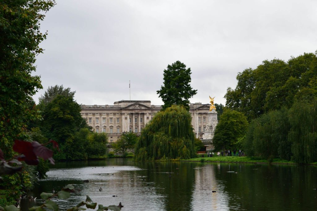 View of Buckingham Palace from St James's Park