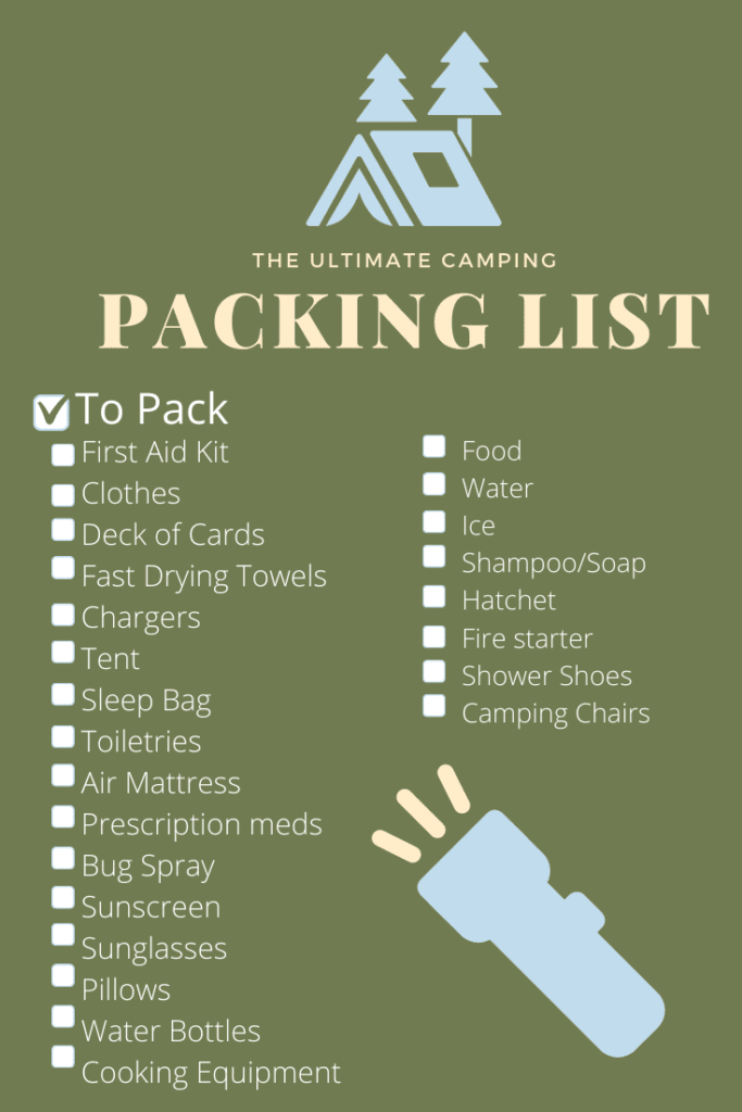 Camping Essentials What to Pack for Tent Camping A Couple Days Travel