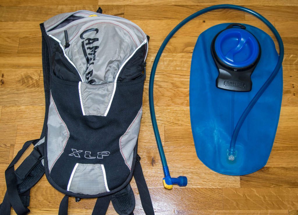 Hydration pack with bladder