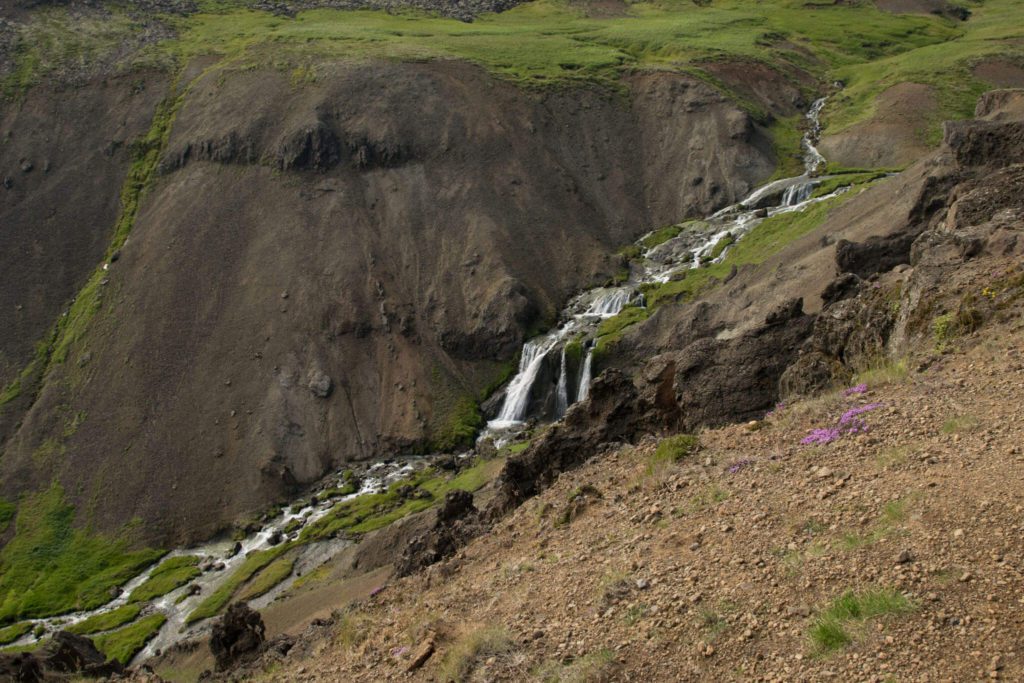 Djúpagilsfoss waterfall