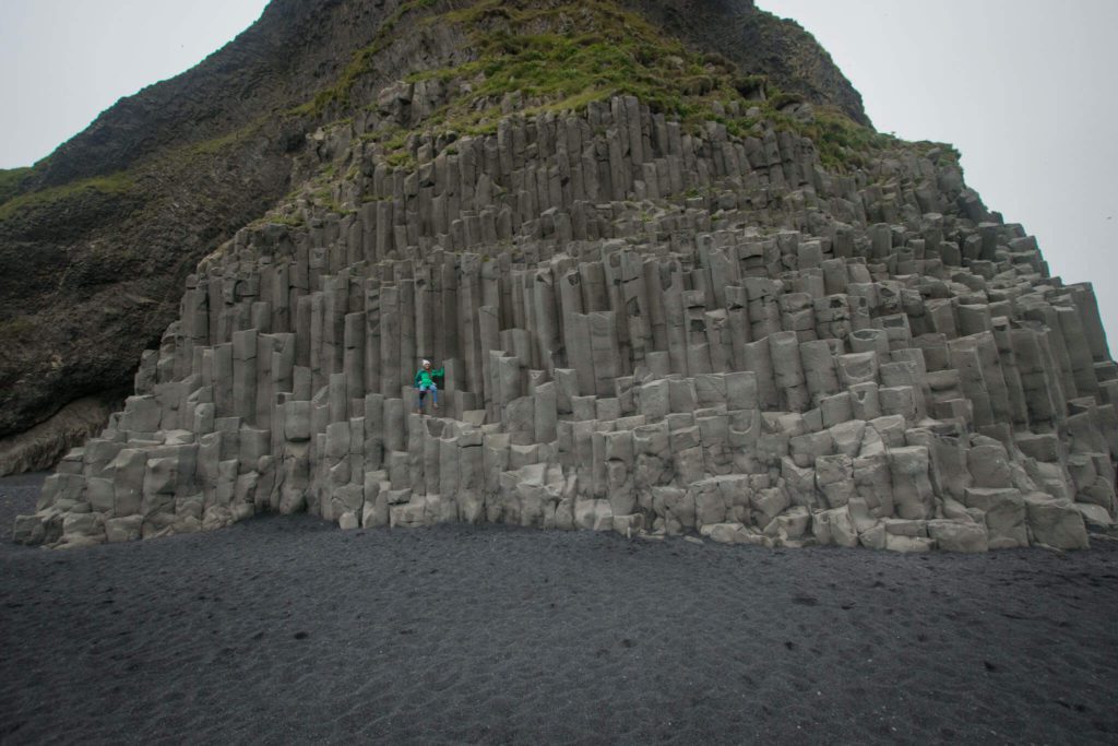 Reynisfjara Beach columnar basalt
