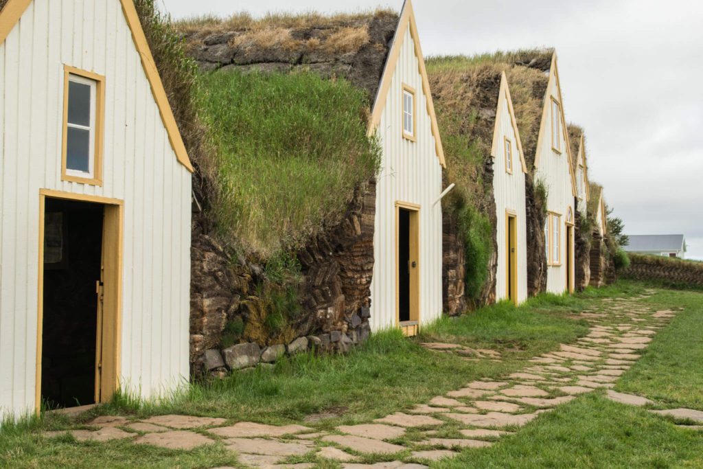Iceland turf house