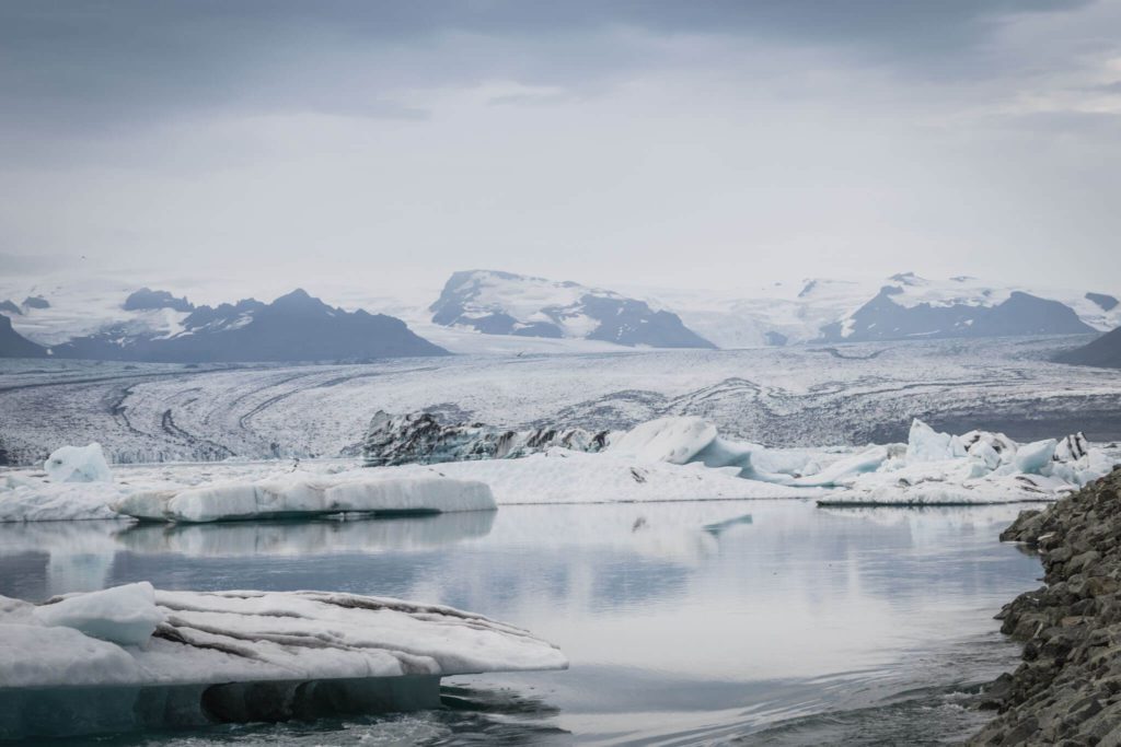 glacier lagoon in Iceland