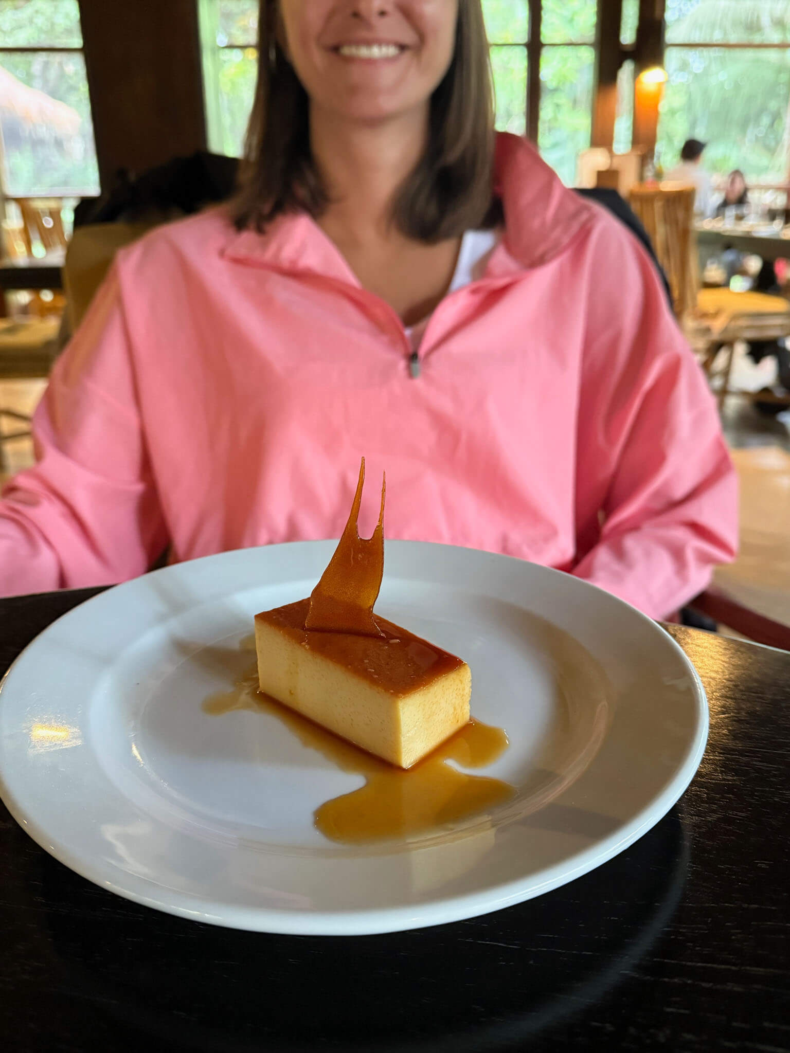 dessert at Inkaterra Hacienda Concepcion