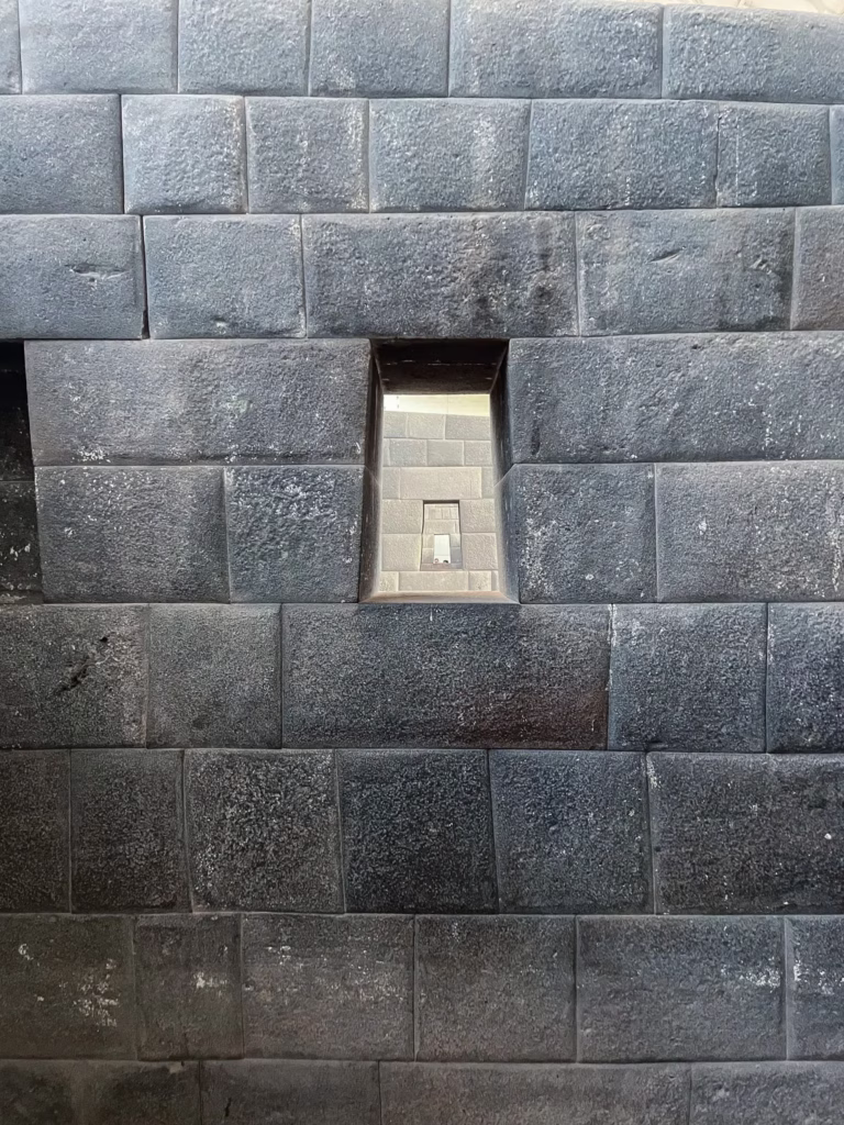 Incan temple under church