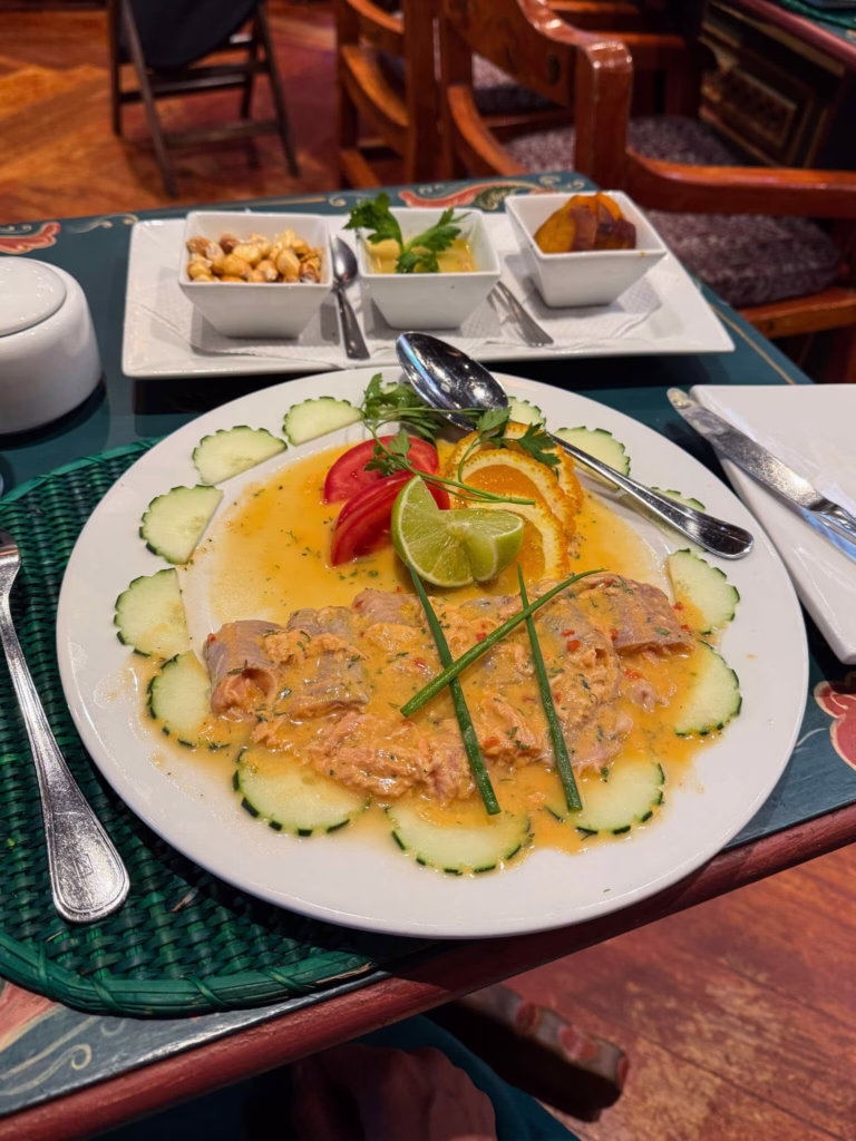 Fish in Cusco
