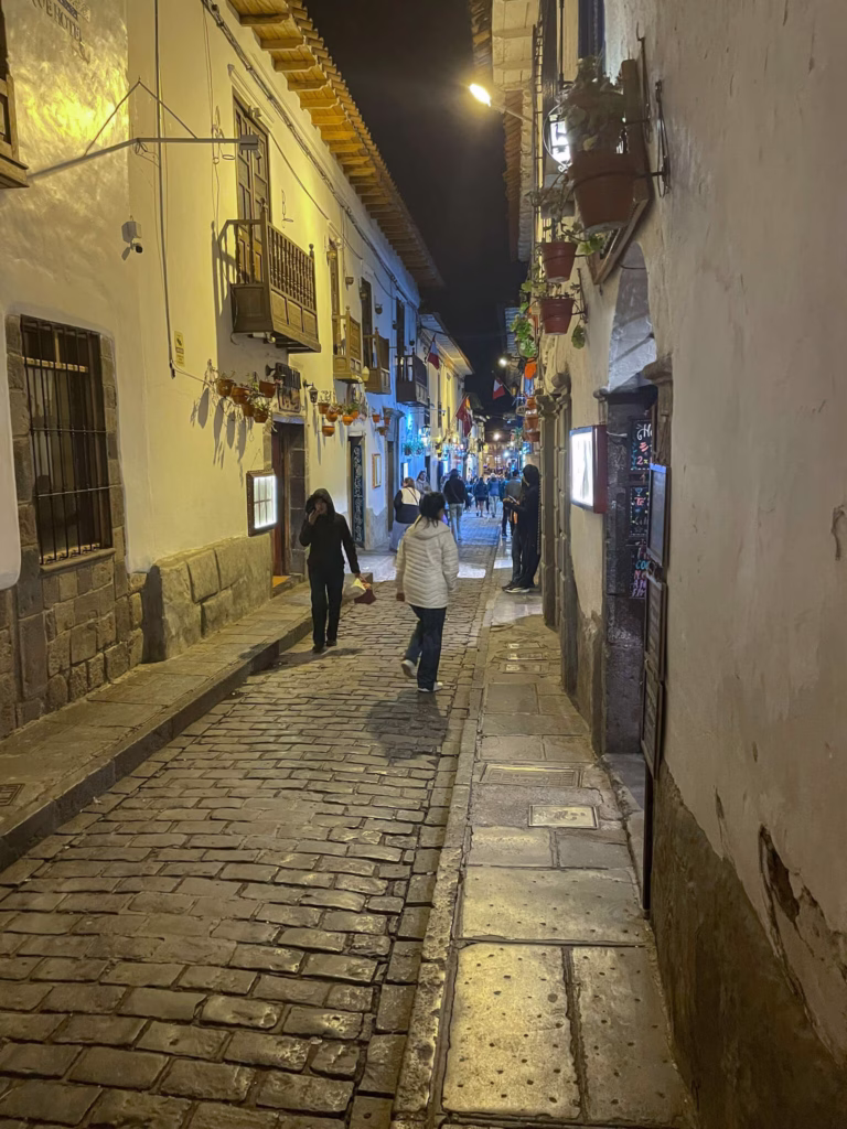 Cusco at night